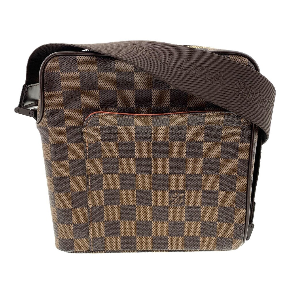 LOUIS VUITTON Olaf Shoulder Bag Damier Canvas Brown